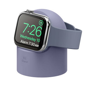 elago Apple Watch �Ή� �[�d �X�^���h �V���R�� �[�d�h�b�N �A�N�Z�T���[ [ AppleWatch 45mm / 44mm / 42mm / 41mm / 40mm / 38mm �e�� �A�b�v���E�H�b�` 8 / 7 / 6 / SE2 / SE / 5 / 4 / 3 / 2 / 1 �Ή� ] W2 STAND ���x���_�[�O