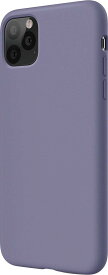 elago iPhone 11 Pro Max 対応 ケース シリコン 薄型 スリム ソフト カバー 耐衝撃 衝撃 吸収 指紋 防止 コーティング リキッドシリコン スマホケース [ Apple iPhone11 Pro Max アイフォン11プロマックス 対応 ] SILICONE CASE ラベンダーグレー