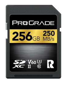 ProGrade Digital SDXC UHS-II V60 GOLD 256GB プログレードデジタル 正規輸入品