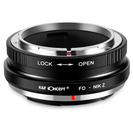 KF Concept マウントアダプター メーカー直営店 Canon FDレンズ-Nikon Zカメラ装着 キヤノンFD-ニコンZ nikon ZF Z8対応 無限遠実現 高精度