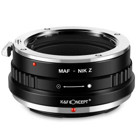 KF Concept メーカー直営店 マウントアダプター Minolta MAFレンズ-Nikon Zカメラ装着 ミノルタA マウント ニコンZ マウント 変換 無限遠実現 高精度 ニコン ZF Z8対応
