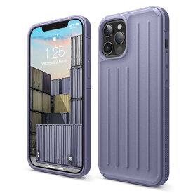 elago iPhone12Pro Max 対応 ケース 耐衝撃 携帯ケース 衝撃 吸収 薄型 スリム TPU ソフト カバー 対衝撃 シンプル スマホケース スマホカバー [ iPhone 12 Pro Max アイフォン12 Pro Max アイフォン12プロマックス 対応 ] ARMOR CASE ラベンダーグレー