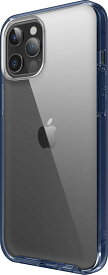elago iPhone12Pro Max 対応 ケース 耐衝撃 クリア 携帯ケース 衝撃 吸収 ハイブリッド 薄型 スリム 透明 ハード タフ カバー 対衝撃 シンプル スマホケース [ iPhone 12 Pro Max アイフォン12 Pro Max アイフォン12プロマックス 対応 ] HYBRID CASE ジーンインディゴ