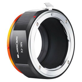 KF Concept マウントアダプター Nikon AIマウントレンズ- FUJIFILM FXマウントカメラ装着 PRO 艶消し仕上げ 反射防止 無限遠実現 メーカー直営店