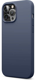 elago iPhone13 Pro Max 対応 ケース MagSafe 対応 マグネット 内蔵 シリコン シンプル スマホケース MagSafe対応 携帯ケース カバー マグセーフ シリコンケース [ iPhone13Pro Max アイフォン13プロマックス ProMax 対応 ] MagSafe SOFT SILICONE CASE ジーンインディゴ