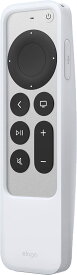 elago Apple TV 4K 2022 / AppleTV 4K 2021 対応 リモコン ケース AirTag 収納 可能 Siri Remote コントローラー 用 耐 衝撃 シリコン ケース 落下防止 用 ストラップ 付属 カバー [ AppleTV4K 第3世代 / アップルTV 4K 第2世代 対応 ] R5 CASE ナイトグローブルー