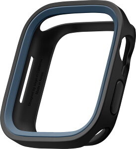 elago Apple Watch Series 9 8 7 41mm SE 40mm �Ή� �P�[�X �t���[�� �t���ւ� �\ TPU �ی�P�[�X Apple�E�H�b�` �ی�J�o�[ [ AppleWatch �A�b�v���E�H�b�` 41 40 mm �e�� �Ή� ] DUO CASE �u���b�N/�W�[���C���f�B