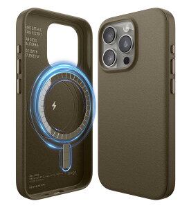 elago iPhone 15 Pro �Ή� �P�[�X MagSafe �Ή� PU���U�[ �ϏՌ��P�[�X ������v �ϏՌ� �}�O�Z�[�t �X�}�z�P�[�X [ Apple iPhone15 Pro �A�C�t�H��15 �v�� �Ή� iPhone15Pro�P�[�X ] MAGNETIC LEATHER CASE �u���b�N (�g