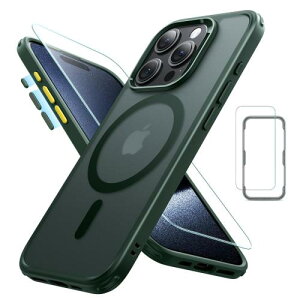5 in 1�Z�b�g�I�ی�t�B�����t��ESR iPhone 15 Pro �P�[�X Magsafe�Ή� ������ �}�b�g�P�[�X ��� �J���� �����Y�ی�t�B�����t�� �ČRMIL�K�i �ϏՌ� ���h�~ ��phone 15 pro �P�[�X �X�g���b�v�z�[���t��