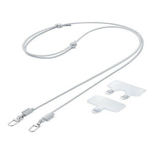 [�G���R��] �X�}�z �V�����_�[�X�g���b�v ���|�� ��|�� �X�g���b�v�z���_�[2��ޕt�� ���U�[ �ەR 4mm ���C�g�O���[ P-STSDH2LR04GYL