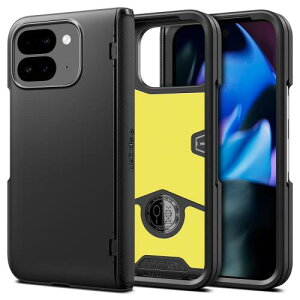 Spigen Pixel 9 Pro Fold P[X ^ Yی C菝h~ Jo[ y wh~ Vv }bgdグ CX[dΉ XEA[}[v ACS07587(ubN)