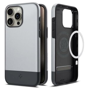 Spigen iPhone 15 Pro Max P[X MagsafeΉ ČRMILKi X^CEA[}[E}OtBbg ACS06613 (NVbNEVo[)