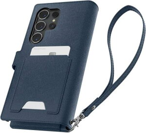 Spigen Galaxy S24 Ultra �P�[�X �蒠�^ PU���U�[ �J�[�h 7�� ���[ �X�g���b�v�t�� �y�� ���^ SC-52E | SCG26 ���C�����X�[�d�Ή� �J�[�h���[ �X�^���h�@�\ �E�H���b�gS Plus ACS07370 (�l�C�r�[)