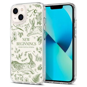 Spigen �R���{���[�V���� iPhone 13 �P�[�X �N���A �X�g���b�v�z�[�� �ČRMIL�K�i �E���g���E�n�C�u���b�h ACS07559-XI06109 (�N���X�^���E�N���A/�t���[�����E�o�j�Y)