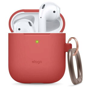 elago AirPods Ή P[X Jri O t VR  Vv fUC h~ Jo[ ϏՌ h~ ی ANZT[ HANG CASE [ Apple AirPods1 / AirPods2 Wireless Charging Case Ή GA[|bY