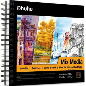 XPb`ubN Ohuhu p ANGEʂɂ 200gsm 225mm×210mm 62 ~bNXfBAXPb`ubN XpCO ~Vڕt }[J[/ʖѕM/yȂǗp XPb` CX