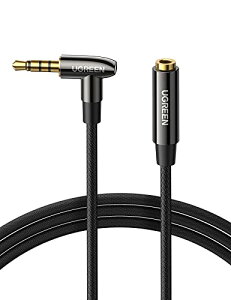 UGREEN 3.5mm I[fBIP[u 4TRRS Cz R[h 3.5mm  4 iC҂  AUX iPhone Android Xs[J[ er wbhZbgȂǂɑΉ 5M