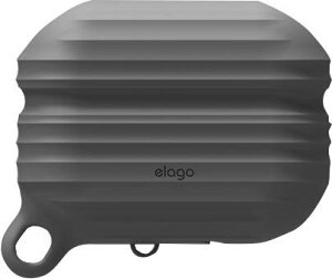 elago AirPods Pro2 AirPods Pro 対応 ケース 防水 防塵 カラビナ 付き カバー 耐衝撃 シリコン シンプル ケースカバー 衝撃 吸収 傷防止 落下防止 保護 アクセサリー [ Apple AirPodsPro MWP22J/A エアーポッズ