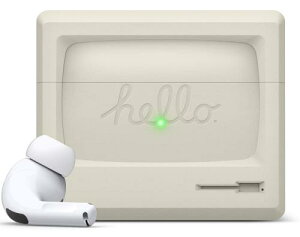 elago AirPods Pro 対応 ケース シリコン 製 カバー 耐衝撃 ノスタルジック レトロ デザイン 衝撃 吸収 傷防止 おしゃれ 保護 アクセサリー [ Apple AirPodsPro MWP22J/A エアーポッズPro エアーポッズプロ