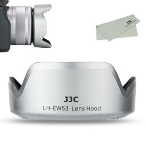 JJC EW-53 t Yt[h Ԍ` Canon RF-S 18-45mm F4.5-6.3 IS STM Canon EF-M 15-45mm F3.5-6.3 IS STM Y ɑΉ Canon EW-53Yt[h ݊ O[