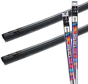 PIAA ワイパー替えゴム車種専用セット スーパーグラファイト 天然ゴム仕様 2本入 (450mm + 430mm) ホンダ N-BOX/スバル ジャスティ/三菱 ストラーダ/ホンダ N-BOX+ 他 AMRRG005