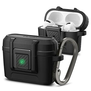 Spigen Airpods Pro P[X bN@\ CX[d h~ Jrit ̌^ ϏՌ Jo[ Ռ z [dCg bNEtBbg ACS04755 (ubN)