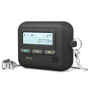 elago AirPods 4 Ή P[X ϏՌ \tg VR Jo[ Xgbv `F[ t |Px fUC CX[d Ή [ AirPods4 GA|bc 4 4 Ή ] PAGER CASE ubN