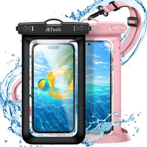 JEDirect X}z hP[X h|[` iPhone 16 15 14 13 12 Pro Max Plus/Samsung Galaxy S24 S23 UltraȂ ő7.2C`Ή Xgbvt IPX8hCobO 2Zbg (ubN+sN)