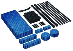 オーディオテクニカ AT-AQ405 ドアチューニング キット デッドニングキット ドア2枚分 制振 防音 遮音 吸音 専門工具不要 専用へら付き