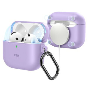 ESR AirPods 4 P[X (HaloLock) AirPods 4 P[X (2024) (USB-C) Ή MagSafe Ή JritSh~Jo[ CloundV[Y p[v