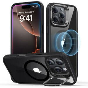 �����Y�X�^���h�����EMagsafe�Ή�ESR iPhone 16 Pro �P�[�X �ČRMIL�K�i�̕ی� �ω��� �ϏՌ� �B��X�^���h ��Phone16Pro �P�[�X �X�}�z�P�[�X ���h�~�w�� iPhone16 �P�[�X�Ή� �A�C�t�H�� 16 �v���Ή� ��ph