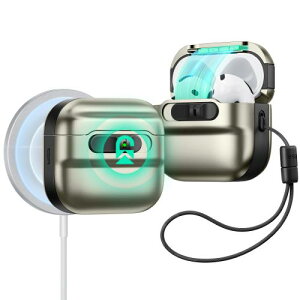 ESR AirPods 4P[X(HaloLock) AirPods4(2024)(USB-C)Ή MagSafeΉ }OlbgWbN Xgbvth~یJo[ PulseV[Y ^jE