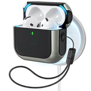 ESR AirPods 4P[X AirPods4HaloLocki2024jiUSB-CjΉ MagSafeΉ Xgbvth~Jo[ Orbit nCubhP[X `^jEF