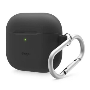 elago AirPods 4 Ή P[X VR Jo[ Jri t ϏՌ \tg ^ h~ CX[d MagSafe Ή [ AirPods4 GA|bc 4 4 Ή ] SILICONE HANG CASE ubN