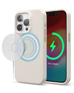 elago iPhone15Pro �Ή� �P�[�X MagSafe �Ή� �V���R�� �ϏՌ��P�[�X ��G�� �T���T�� �� �w�� �h�~ �ϏՌ� �}�O�Z�[�t �X�}�z�P�[�X [ Apple iPhone15 Pro �A�C�t�H��15 �v�� �Ή� �g�уP�[�X ] iPhone15Pro�P�[