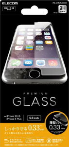 ELECOM iPhone 6s Plus/6 Plus tیKXtB [3D touch ōdx9H ^0.33mm EhGbWH Uh~݌v] PM-A15LFLGG03
