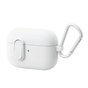 GR AirPods Pro (2019N) Ή P[X Jo[ nCubh TOUGH SLIM Lock bN@\ Jrit h~ CX[d/MagSafe[dΉ ϏՌ Ռz zCg AVA-AP2TSLWH