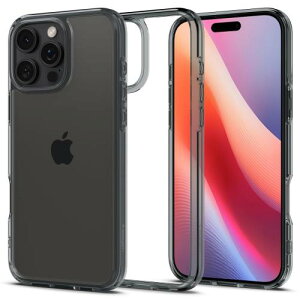 Spigen iPhone 16 Pro �P�[�X �N���A ���� �X�g���b�v�z�[�� �ČRMIL�K�i �o���p�[ �ϏՌ� �E���g���E�n�C�u���b�h ACS08123 (�X�y�[�X�E�N���X�^��)