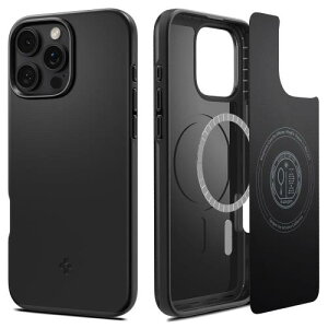 17NЗ̋ZpSpigen iPhone 16 Pro P[X MagSafeΉ }Olbg ČRMILKi }bg ^ VEtBbgE}OtBbg ACS08106 (ubN)
