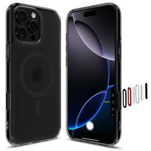 JRg[Jo[tSpigen iPhone 16 Pro Max P[X MagSafeΉ  NA {^ی h~ Xgbvz[ ČRMILKi EgEnCubhTE}OtBbg ACS08507 (tXg
