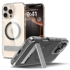 RpNgȃX^htSpigen iPhone 16 Pro P[X MagSafeΉ NA X^ht ČRMILKi EgEnCubhSE}OtBbg ACS08143 (Ot@Cg)
