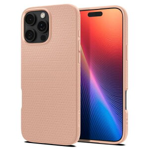 Spigen iPhone 16 Pro Max �P�[�X �ČRMIL�K�i �X�g���b�v�z�[�� �}�b�g TPU �o���p�[ �ϏՌ� ���L�b�h�E�G�A ACS08687 (���[�Y�E�`�^�j�E��)