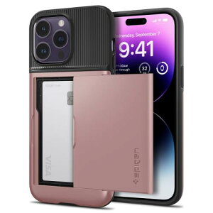Spigen iPhone14ProMax P[X J[h 蒠^ [P[X 2d\ ϏՌ ČRMILKi擾 h~ IC J[h |Pbg pXP[X XEA[}[ CS ACS04836 ([YES[h)