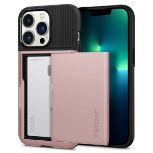 Spigen iPhone13ProP[X 蒠^ [P[X J[hP[X 2d\ ϏՌ ČRMILKi擾 h~ IC J[h |Pbg pXP[X XEA[}[ CS ACS03275 ([YES[h)