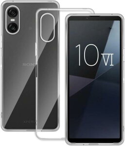 QLTYPRI SONY Xperia 10 VI �P�[�X �N���A SO-52E SOG14 �J�o�[ �h�C�c�o�C�G����TPU�f�� ���ϖh�~ �ϏՌ� �����h�~ �S���� ���^ �y�� �X�}�z�P�[�X ���C�����X�[�d�Ή� �X�g���b�v�z�[���t�� �G�N�X�y