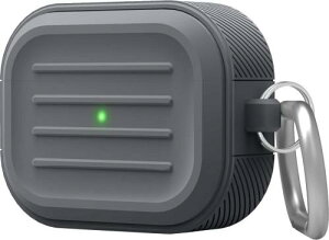 elago AirPods Pro 対応 ケース 耐衝撃 カラビナ 付き 衝撃 吸収 シリコン カバー 収納ケース 傷防止 ケースカバー 落下防止 アクセサリー [ Apple AirPodsPro MWP22J/A エアーポッズPro エアーポッズプロ