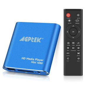 AGPTEK HDMIfBAv[[A-MKV/RM- HDDUSBhCuSDJ[hp̃ubN~j1080ptHDEgHDMIfW^fBAv[[ (HA0053)