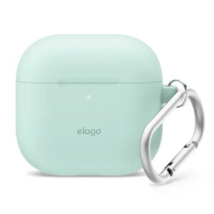 elago AirPods 4 �Ή� �P�[�X �V���R�� �J�o�[ �J���r�i �t�� �ϏՌ� �\�t�g ���^ �����h�~ ���C�����X�[�d MagSafe �Ή� [ AirPods4 �G�A�|�b�c 4 ��4���� �Ή� ] SILICONE HANG CASE �~���g