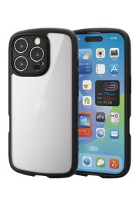 GR iPhone 16 Pro P[X NA ϏՌ Ռz Ɍ݌v nCubh ^ y Xgbvz[t SGA[NbV Xgbvz_[V[gt TOUGH SLIM LITE ubN PM-A24CTS