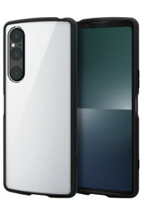 GR Xperia 1 V (SO-51D / SOG10) P[X ϏՌ TOUGH SLIM LITE SGA[NbV wʃNA CX[dΉ Xgbvz[t ubN PM-X231TSLFCBK